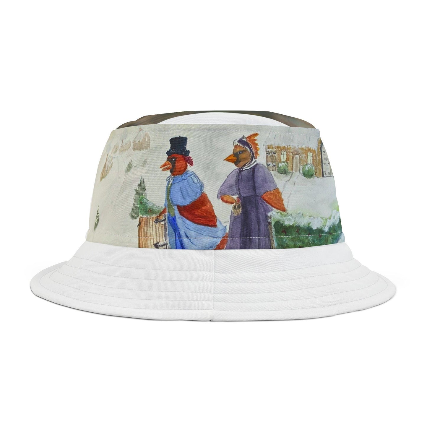 Lord and Lady Cardinal on a stroll around your head!
