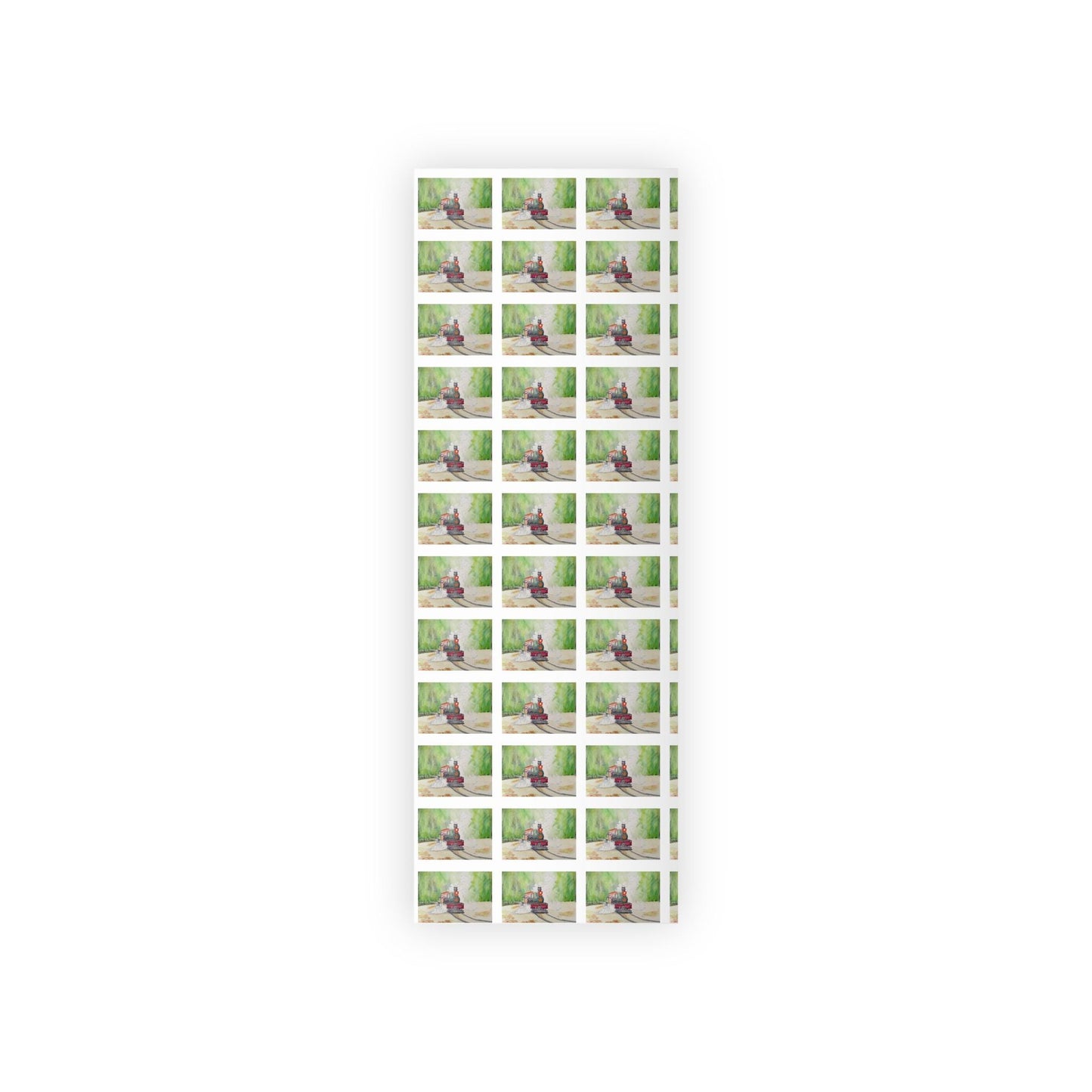 Steam engine Gift Wrapping Paper Rolls, 1pc