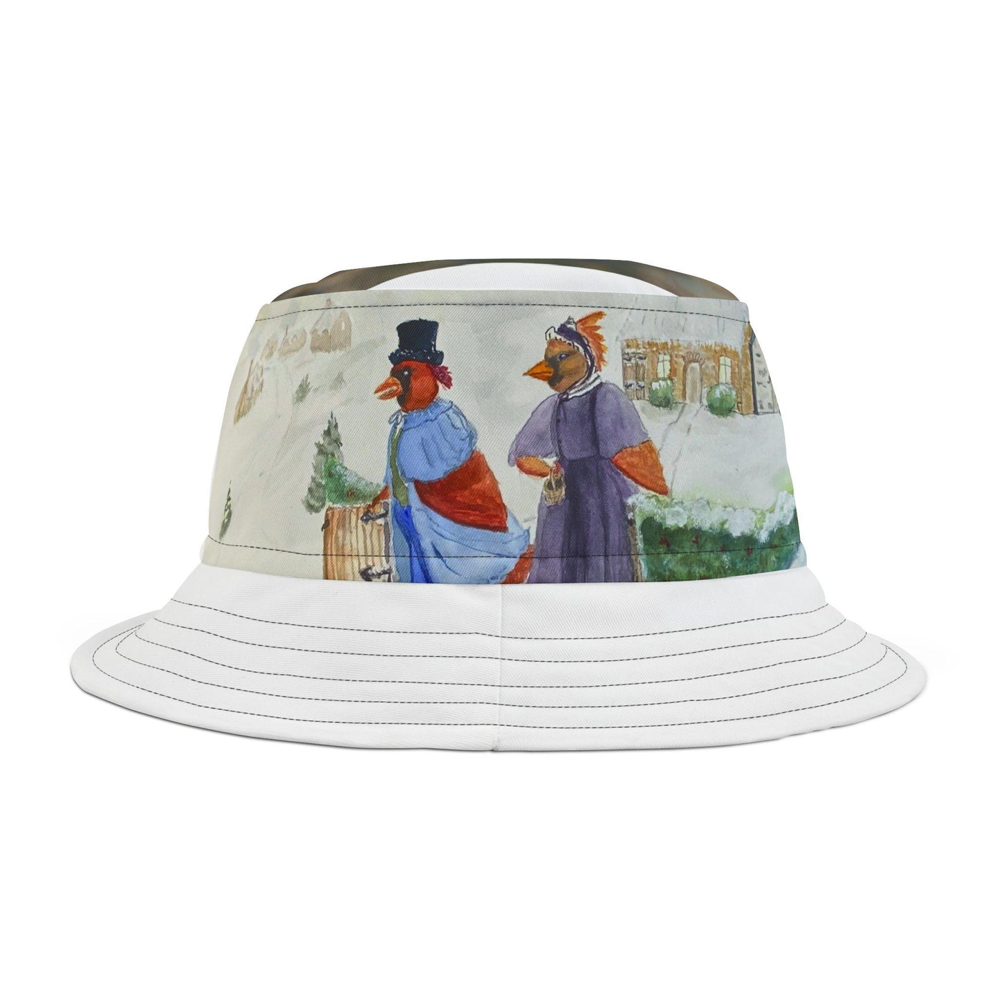 Lord and Lady Cardinal on a stroll around your head!