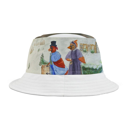 Lord and Lady Cardinal on a stroll around your head!