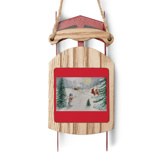 Sled Ornaments