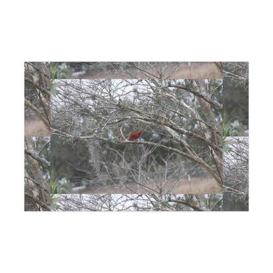 Bright male Cardinal Gift Wrap Papers