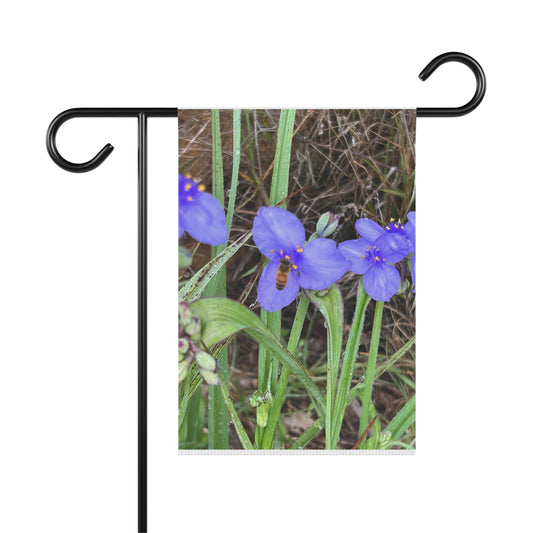 Spiderwort wild flower Garden & House Banner