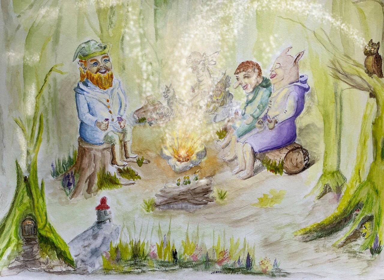 Magical Storyteller Hardcover Journal Matte
